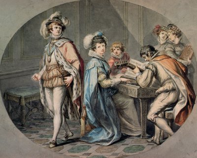 Die Eifersucht von Darnley von Giovanni Battista Cipriani